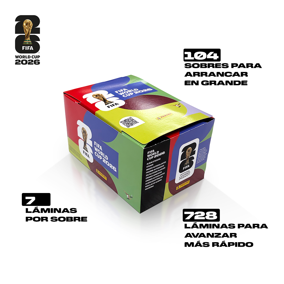Paquete de 10 sobres COPA MUNDIAL DE LA FIFA 2026™