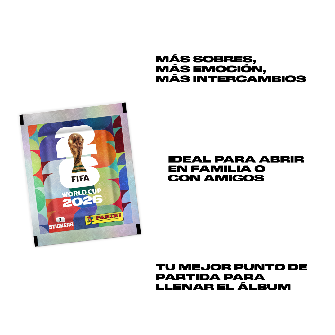 Paquete de 10 sobres COPA MUNDIAL DE LA FIFA 2026™
